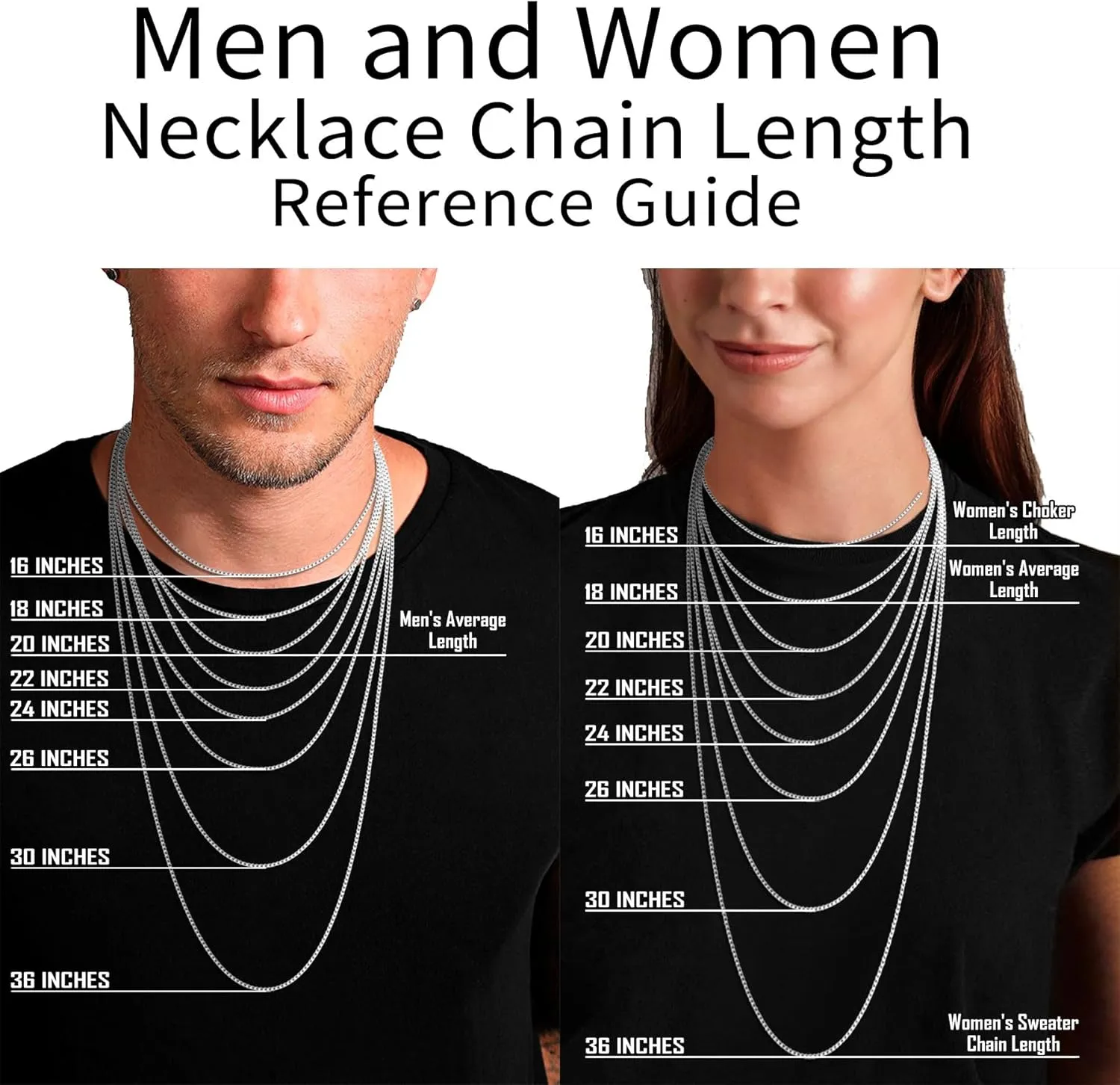 ASHINE 925 Sterling Silver Box Chain Necklace for Women, 1mm 0.8mm Italian Chains, Dainty & Sturdy Necklace with Silver Polishing Cloth Available in 16-36 Inch