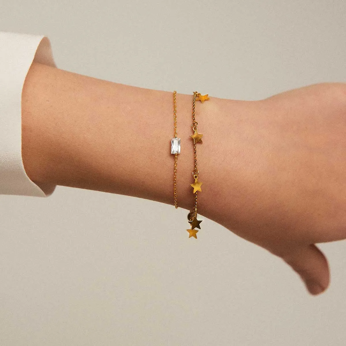 Baguette Gold Bracelet