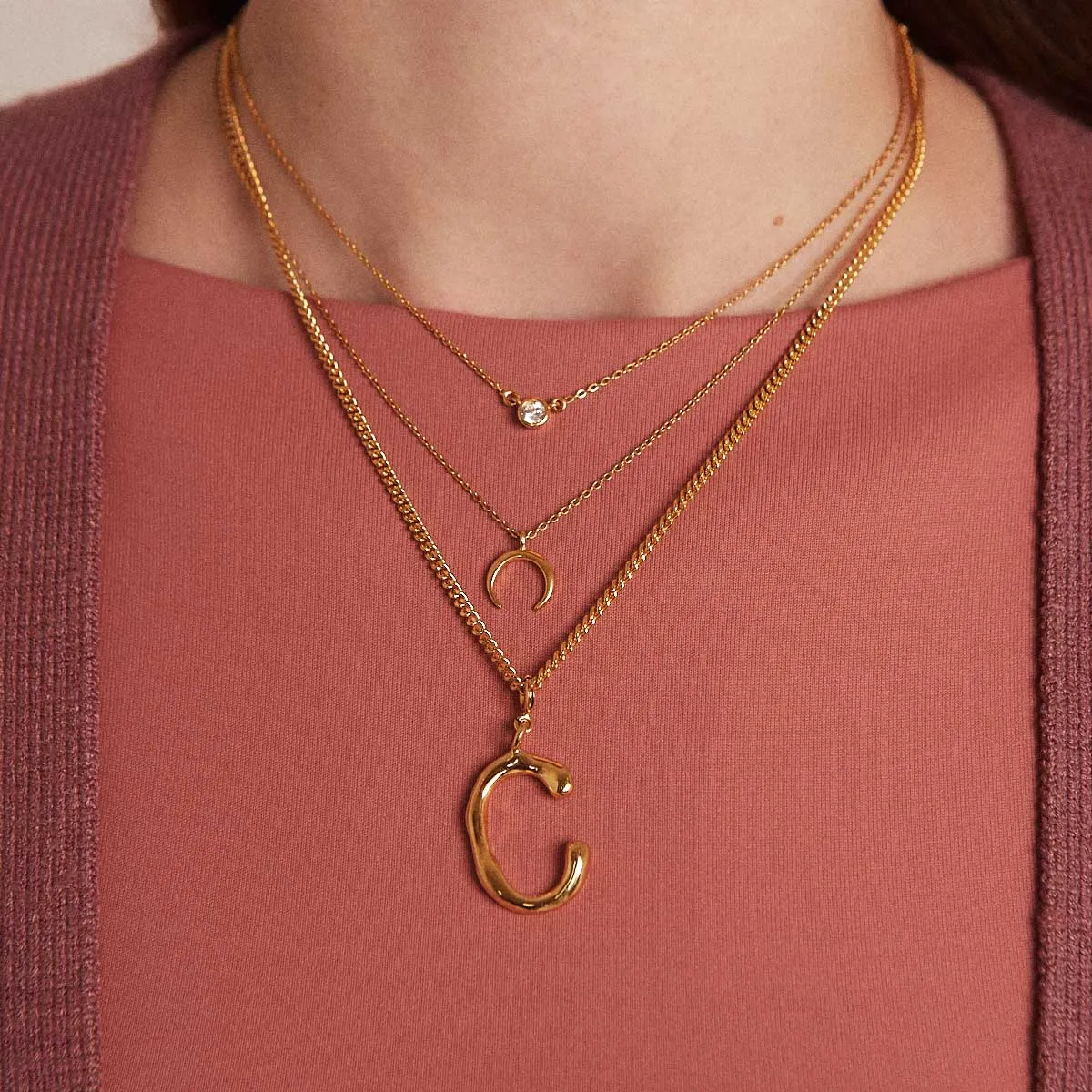 Barbara Gold Necklace