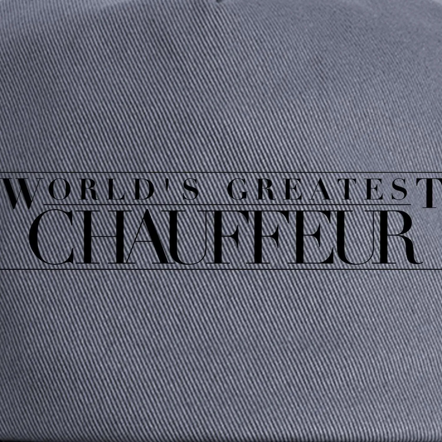 CafePress Worlds Greatest Chauffeur Adjustable Baseball Cap