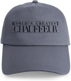 CafePress Worlds Greatest Chauffeur Adjustable Baseball Cap