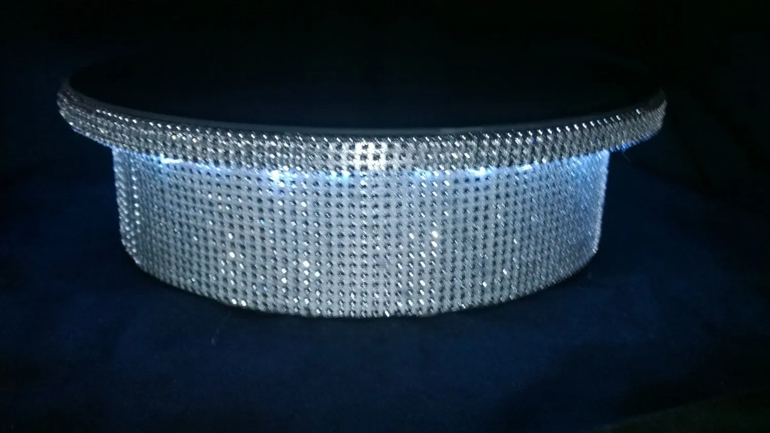 Cake Stand with LED Lights  Diamante effect, many sizes round and square by Crystal wedding uk