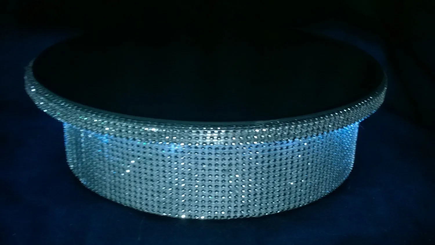 Cake Stand with LED Lights  Diamante effect, many sizes round and square by Crystal wedding uk