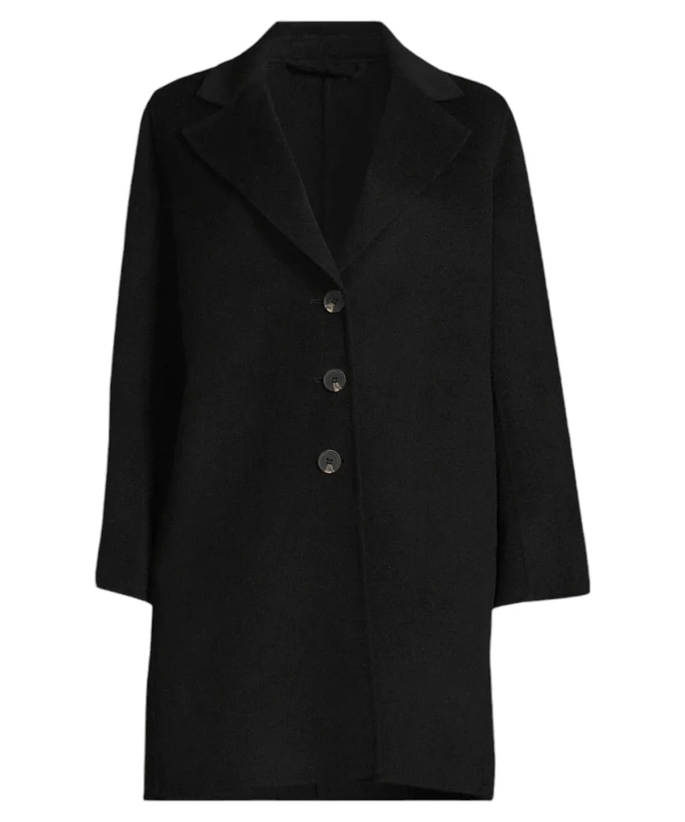 Cappotto Won in misto lana con chiusura a bottoni