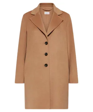 Cappotto Won in misto lana con chiusura a bottoni