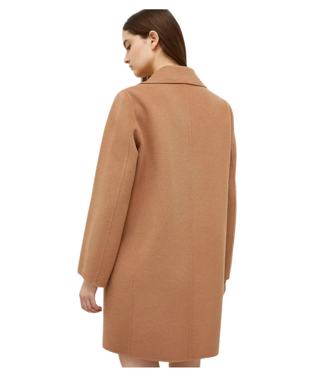 Cappotto Won in misto lana con chiusura a bottoni