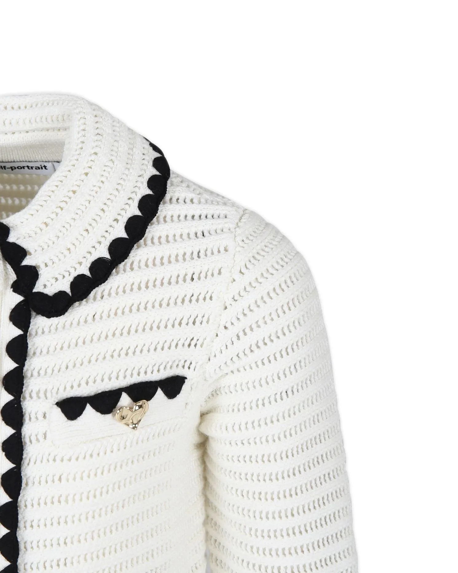 Cardigan crochet Self-Potrait A/I 2024