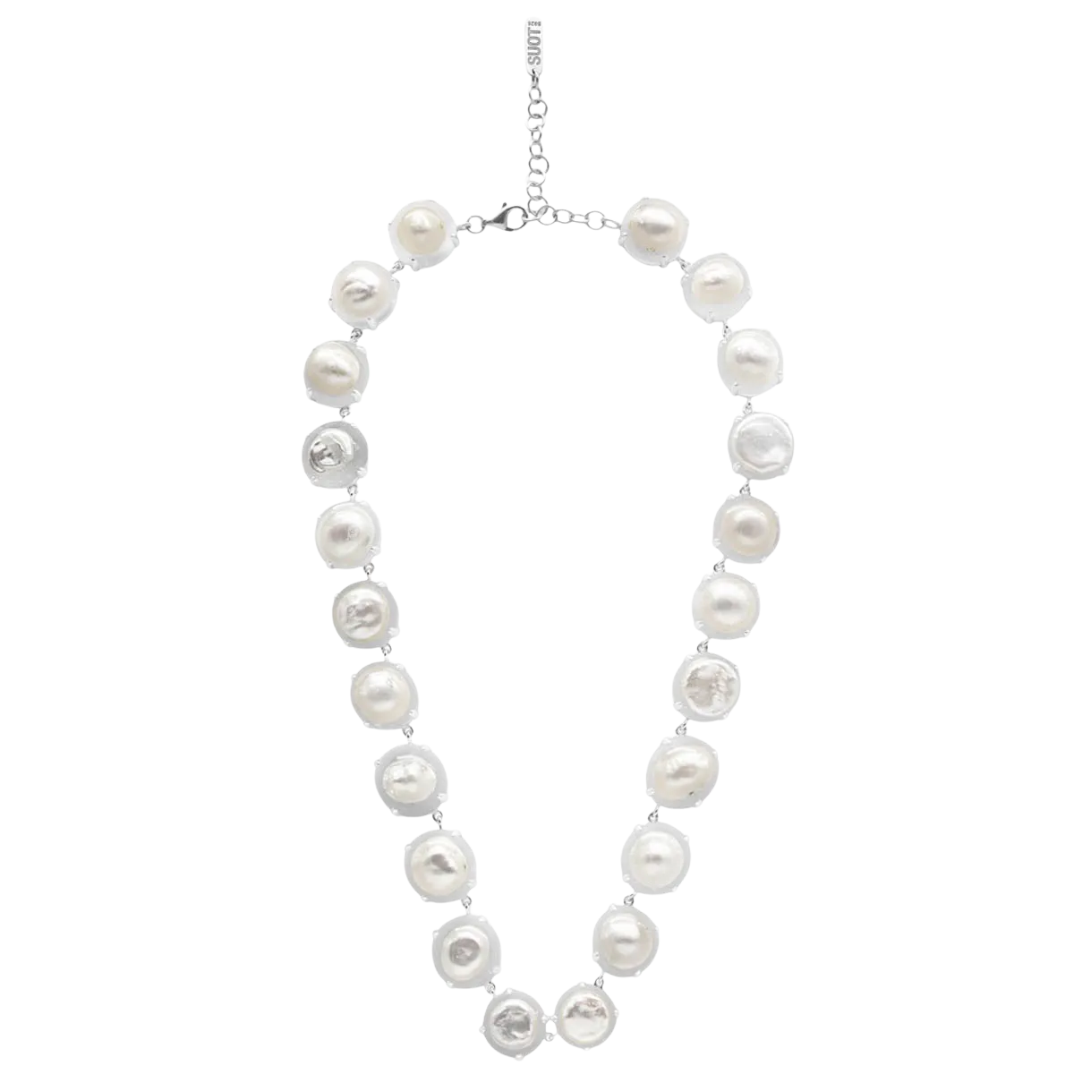 Collar Naked Pearls Encapsulated