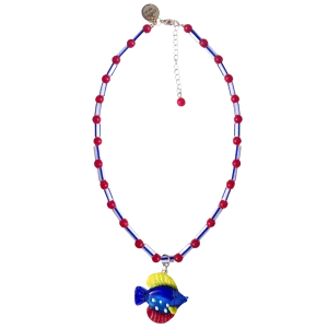Collar  Rojo Pez