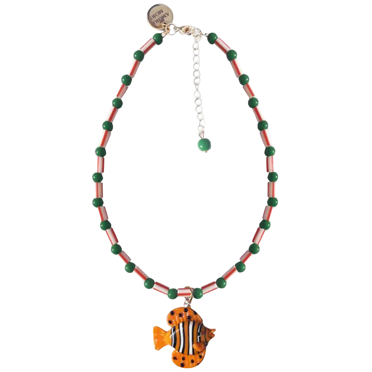 Collar  Verde Pez