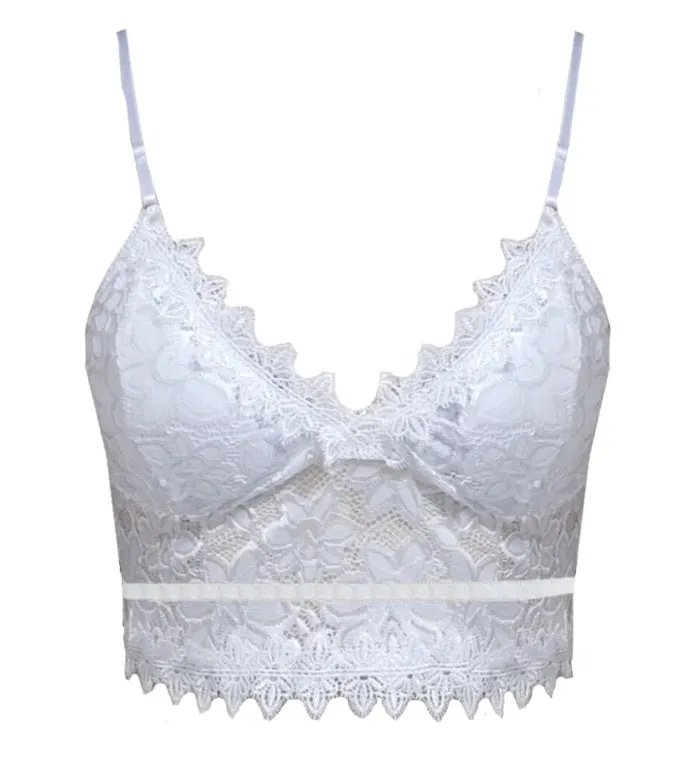 Cropped de Renda Bralette