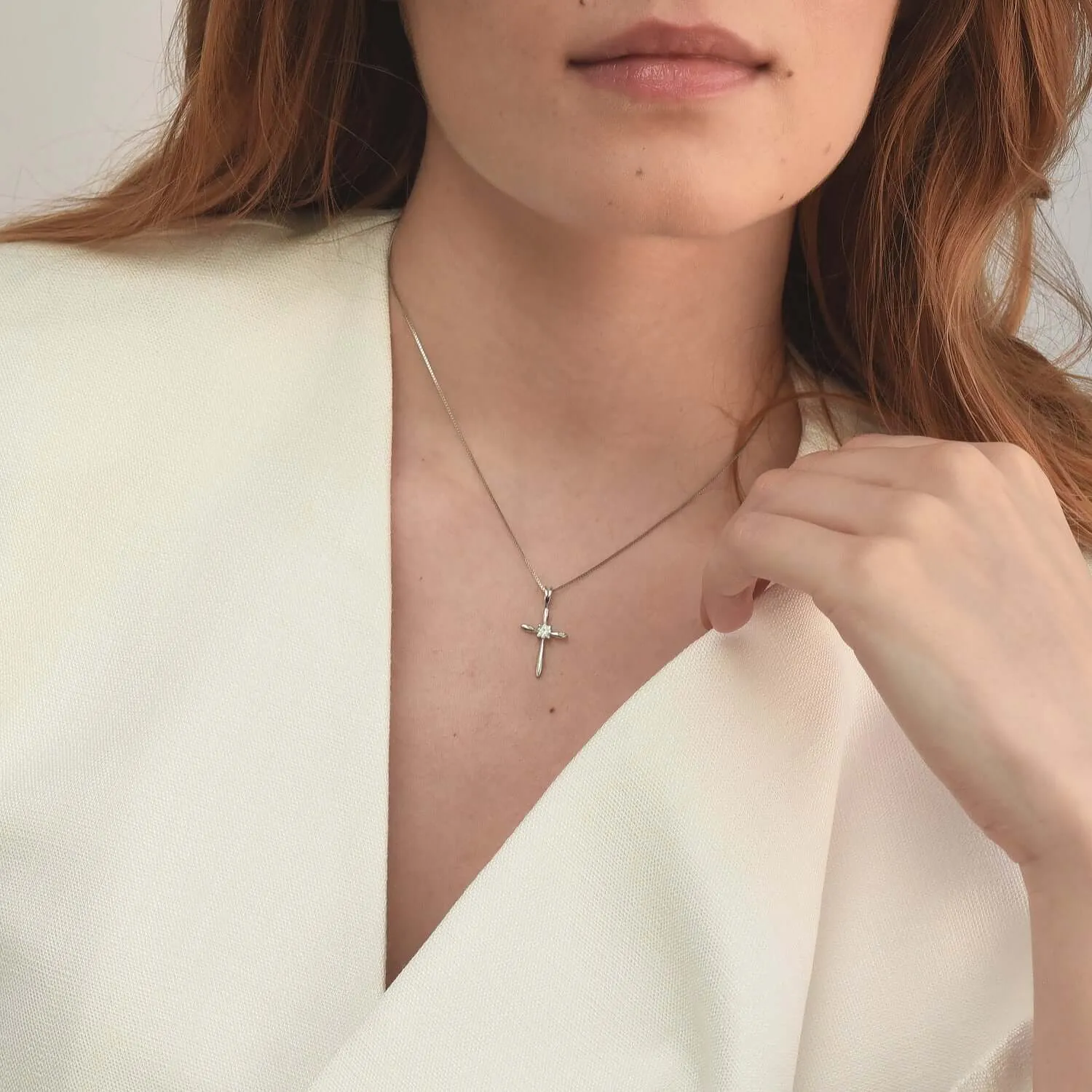 CROSS PENDANT - SILVER