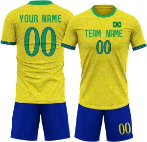 Custom Soccer Jersey Men Women Youth Kids Athletic Shirts with Name Number Logo Camisetas de Futbol Set National Soccer Team