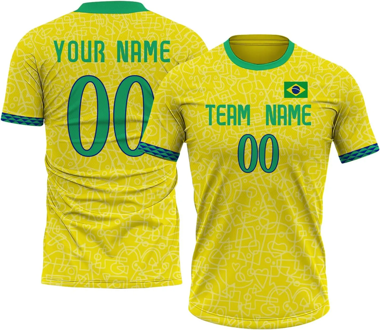 Custom Soccer Jersey Men Women Youth Kids Athletic Shirts with Name Number Logo Camisetas de Futbol Set National Soccer Team