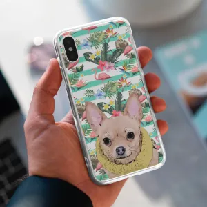 Funda de Móvil con tu Mascota con fondo divertido