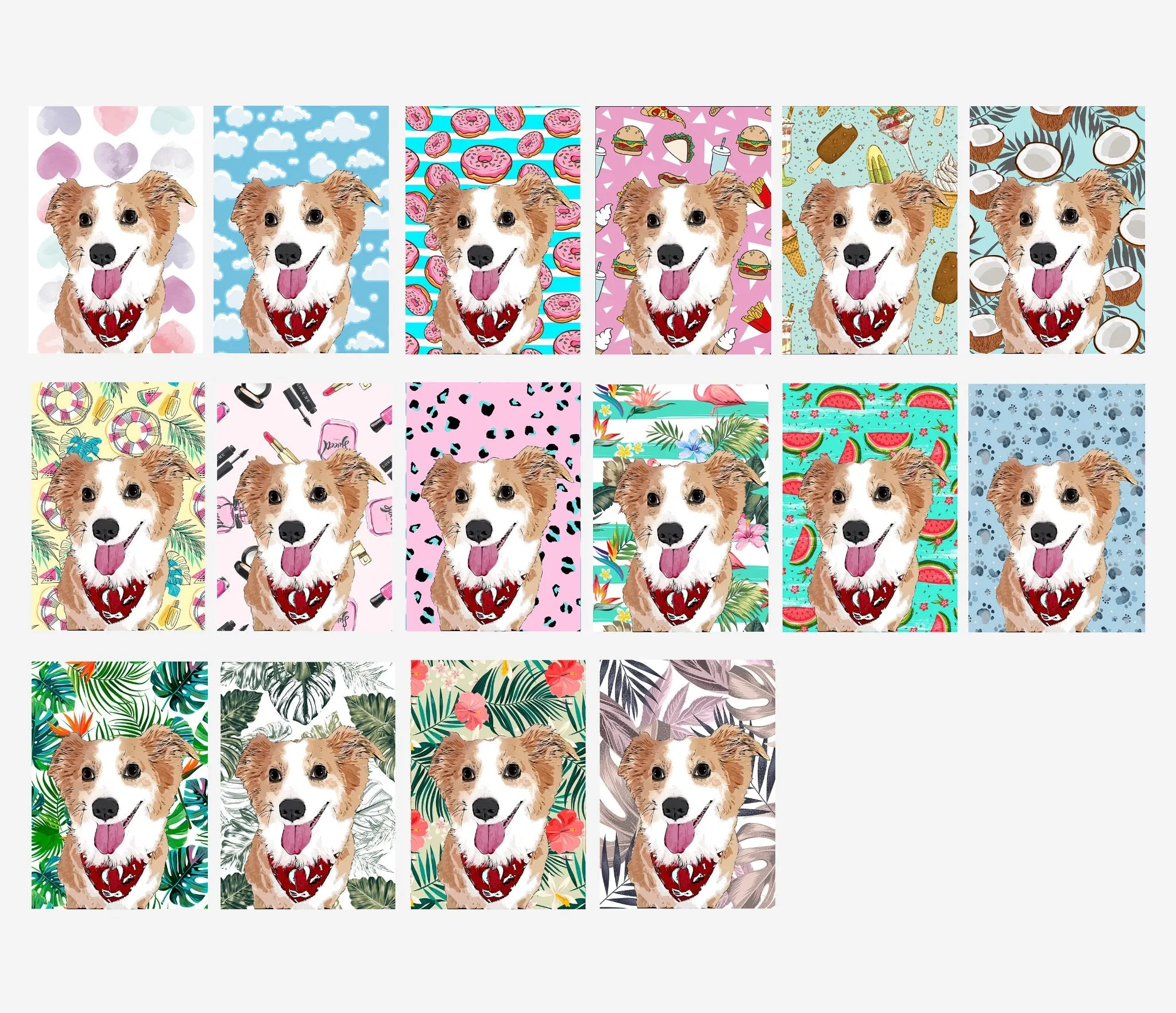 Funda de Móvil con tu Mascota con fondo divertido