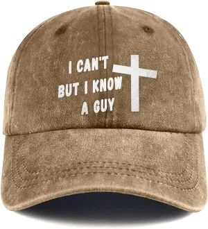 I Can't But Know a Guy Hat Cotton Mens Baseball Caps Adjustable Women Hats