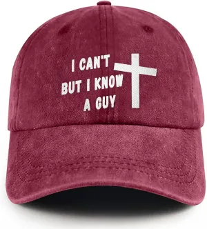 I Can't But Know a Guy Hat Cotton Mens Baseball Caps Adjustable Women Hats