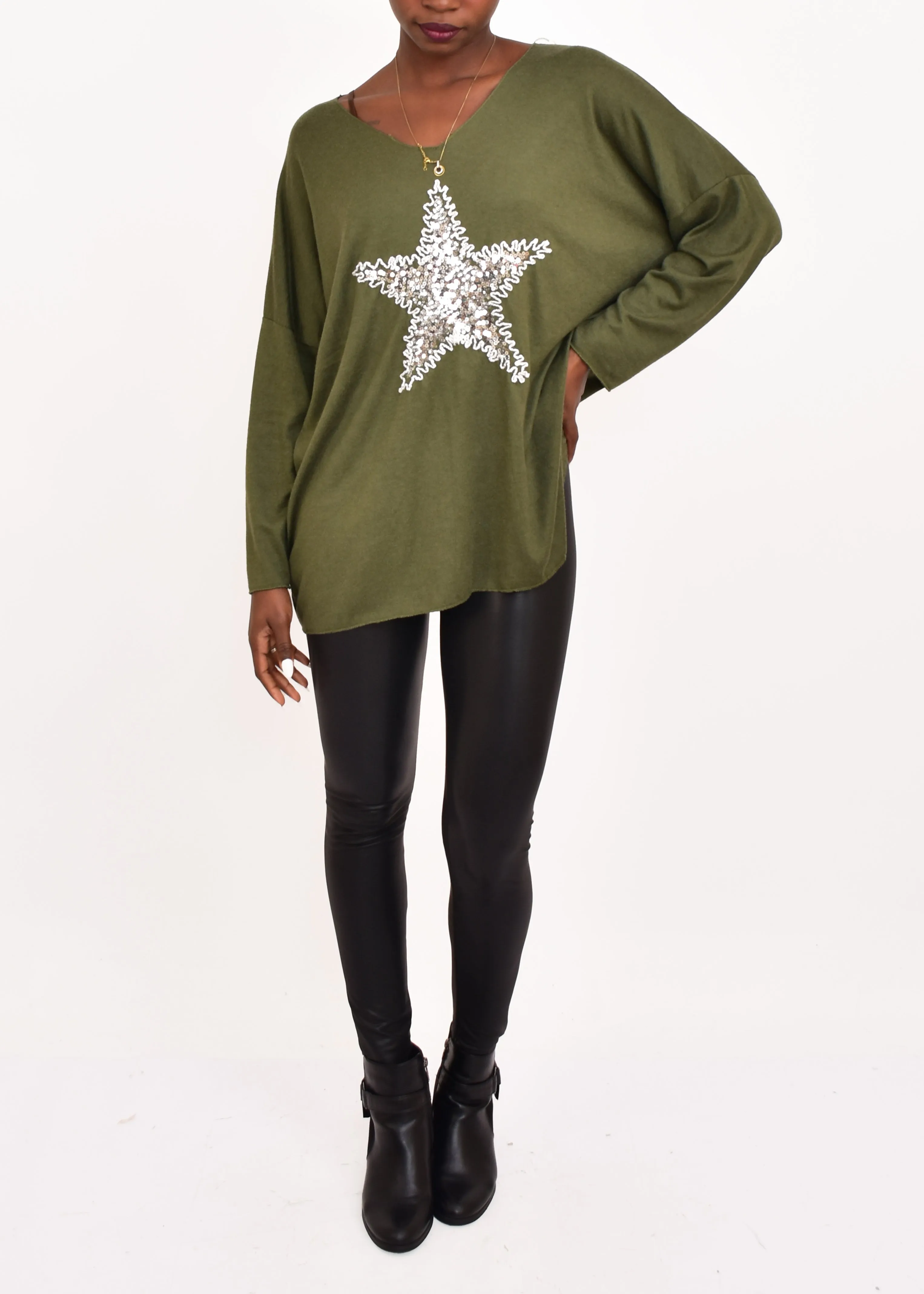 JERSEY STAR-KHAKI