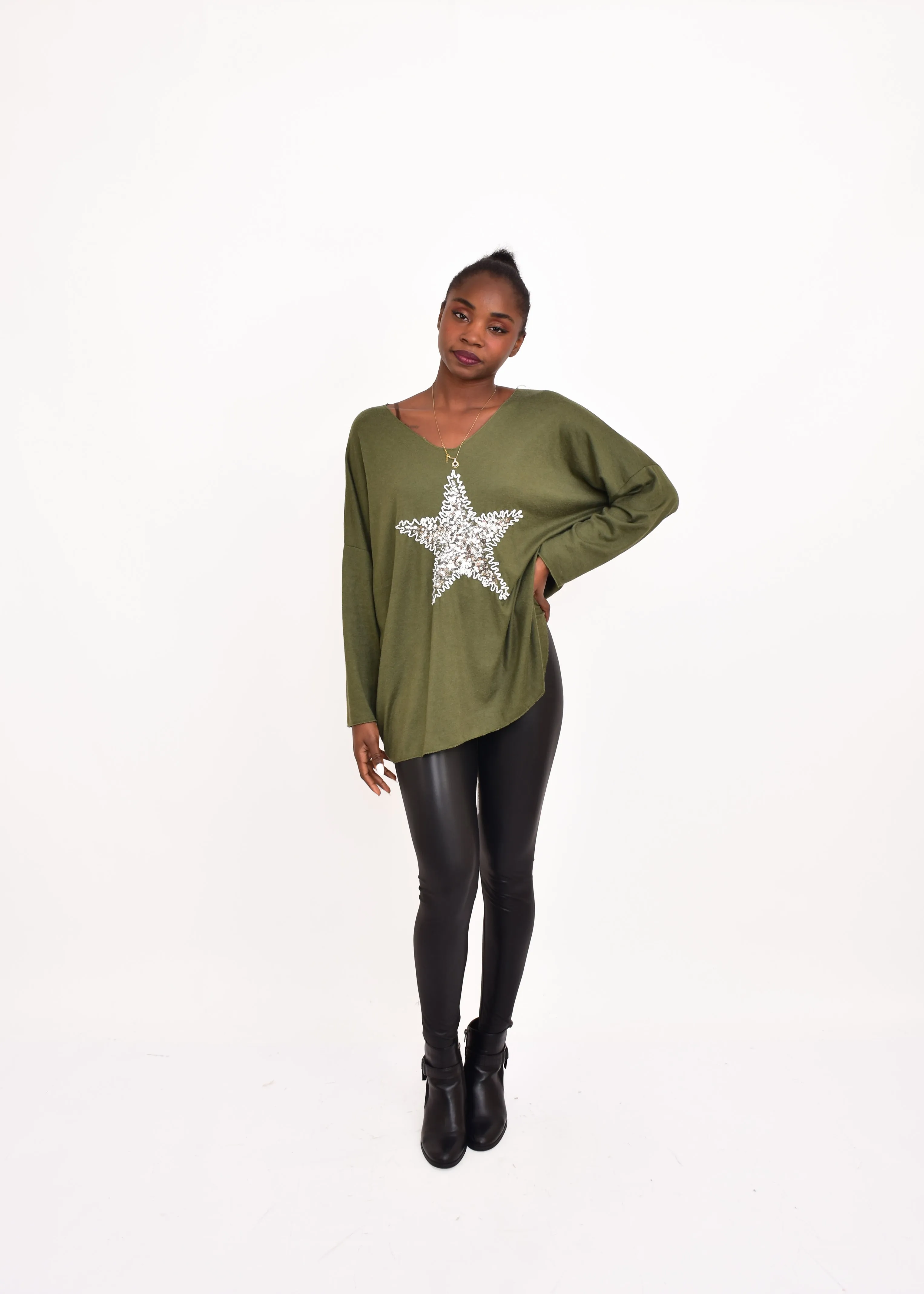 JERSEY STAR-KHAKI