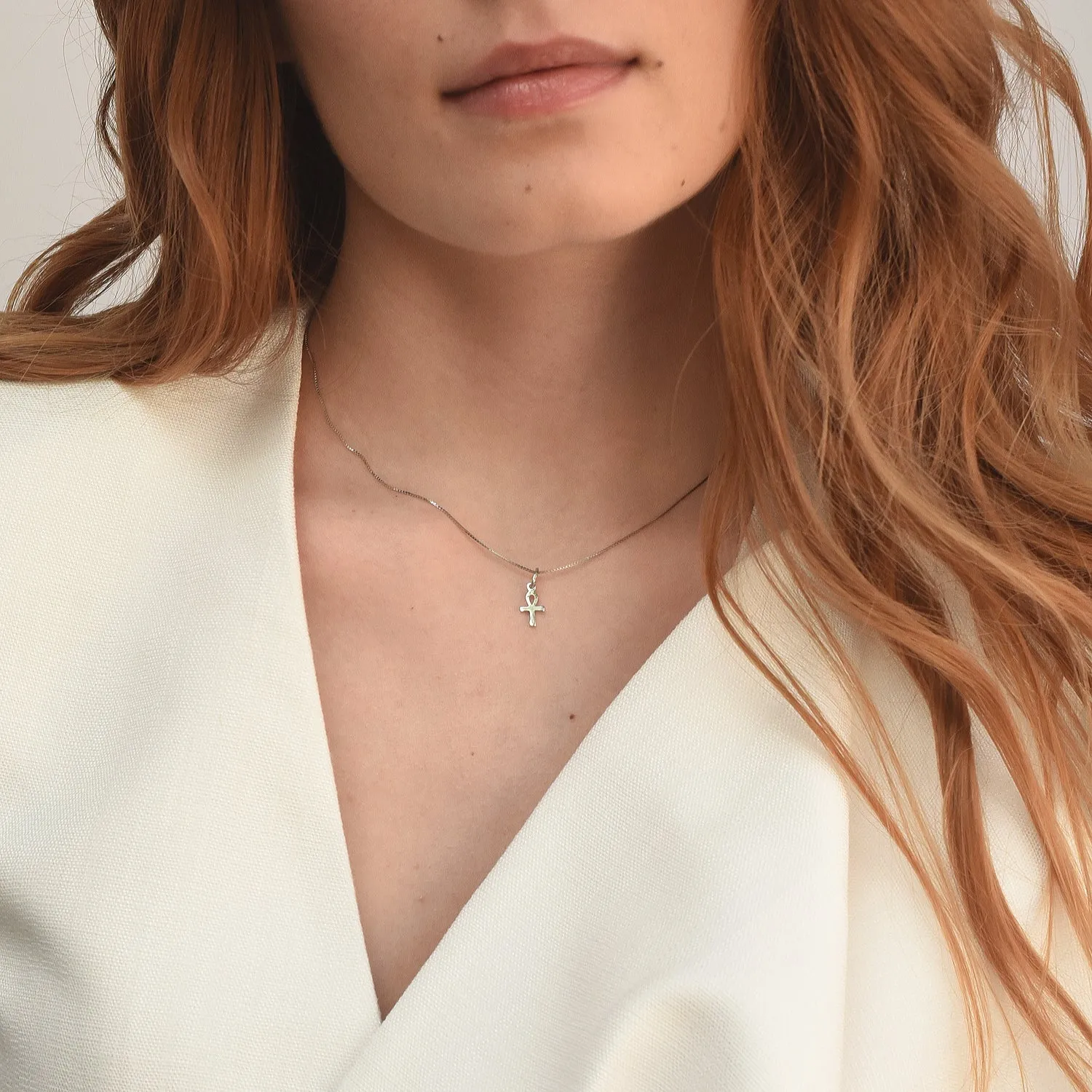 LIFE - CROSS PENDANT - SILVER