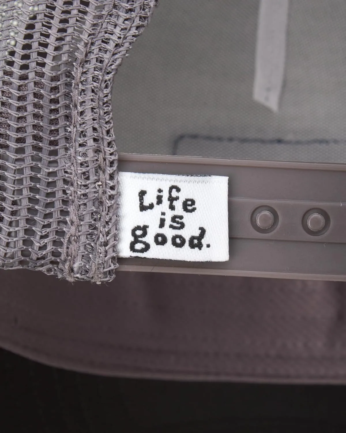 Life is Good Men's Trucker Hat - Mesh-Back Logo Patch Adjustable Baseball Cap