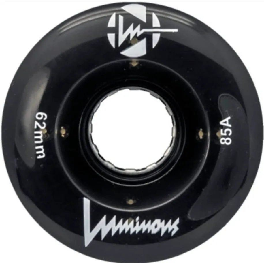 Luminous Solid Light Up Wheels 8-pack