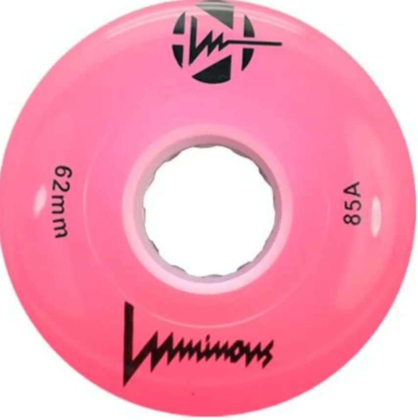 Luminous Solid Light Up Wheels 8-pack