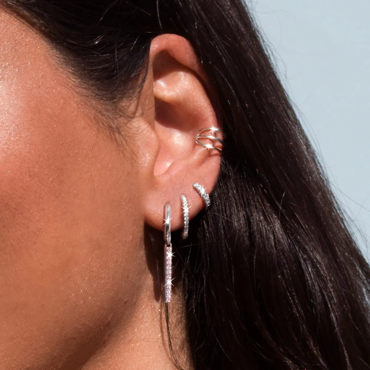 Mya Silver Earrings