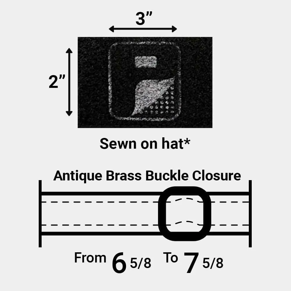 P PULLPATCH Dad Hat Brass Buckle Adjustable Hat by Pull Patch | Curved Bill Cap with 3x2 Inch Loop Panel for Morale Patches