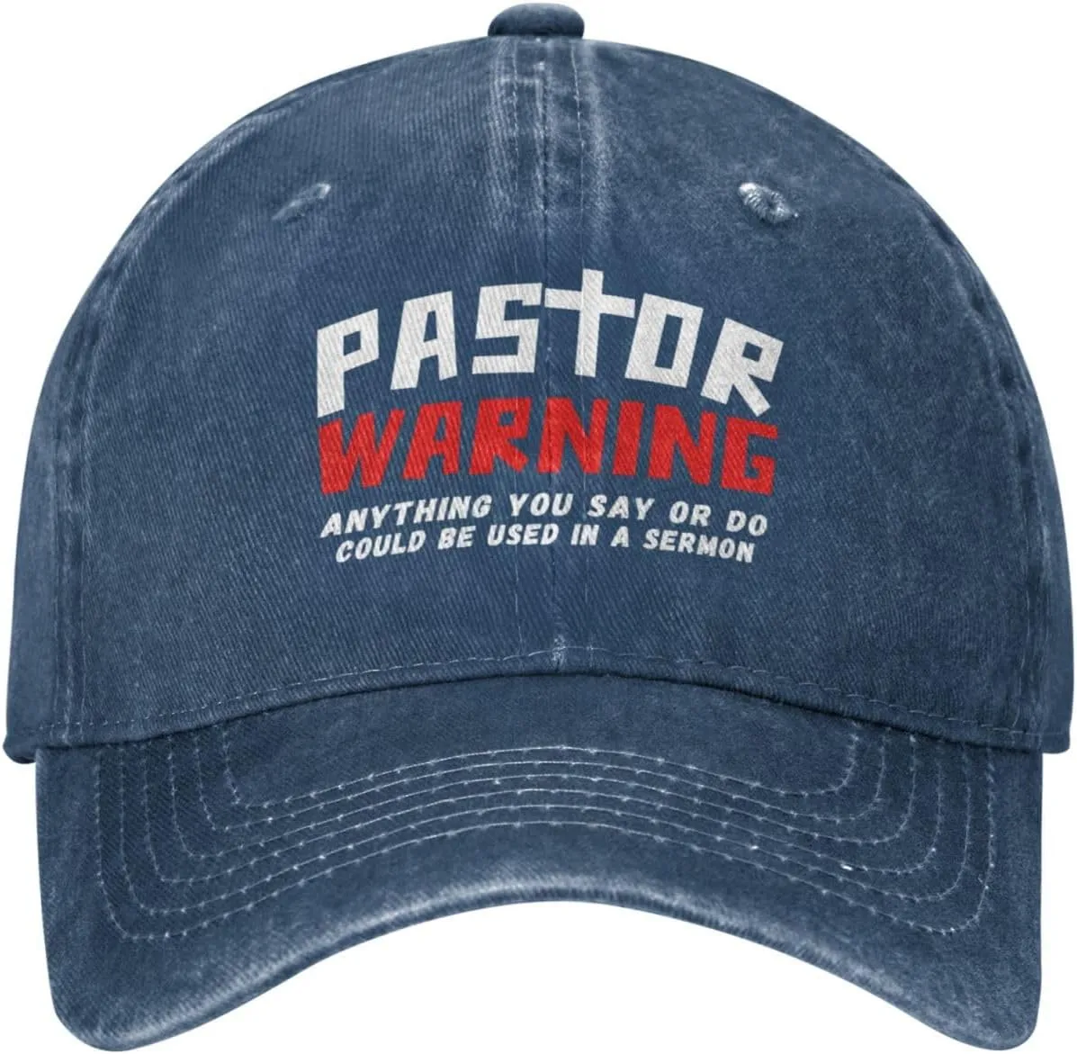 Pastor Warning Hat Pastor Gifts Anything You Say Or Do Could Be Used in A Sermon Baseball Cap for Men Women