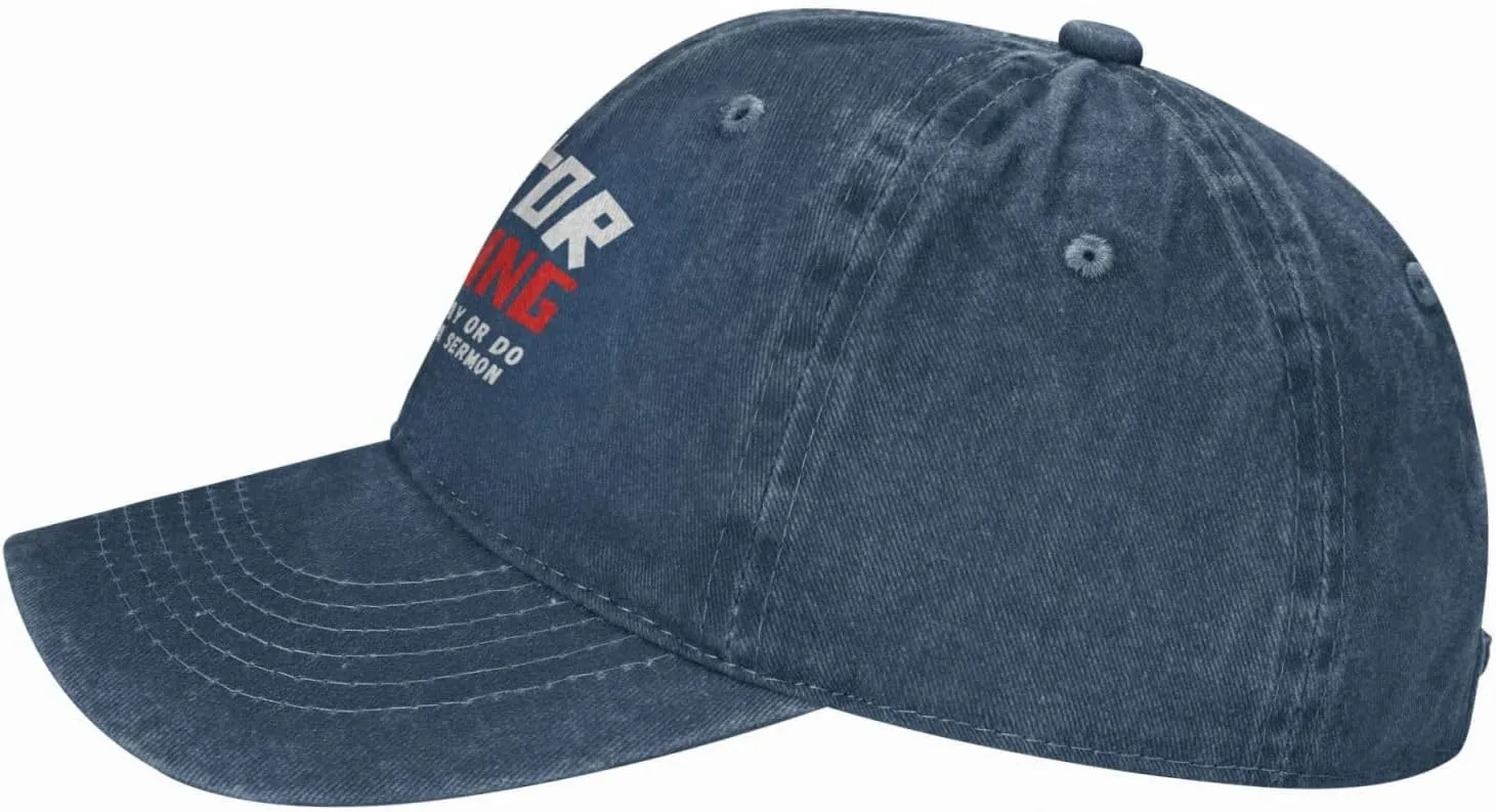 Pastor Warning Hat Pastor Gifts Anything You Say Or Do Could Be Used in A Sermon Baseball Cap for Men Women