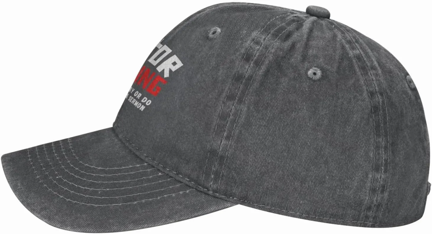 Pastor Warning Hat Pastor Gifts Anything You Say Or Do Could Be Used in A Sermon Baseball Cap for Men Women