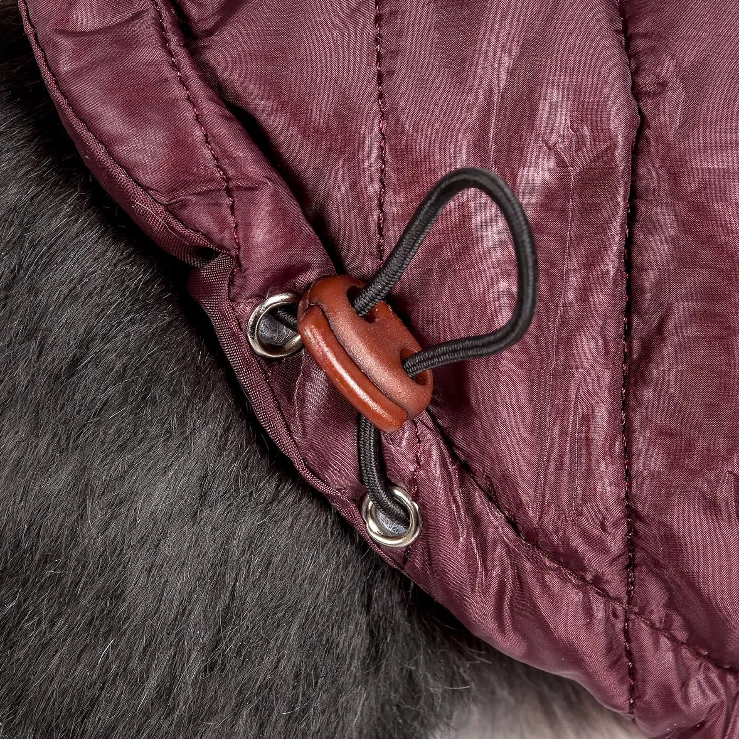Pet Life Sporty Avalanche Lightweight Folding Winter Dog Coat - Adjustable Dog Jacket with a Concealed Zippered Collar and pop-Out Hood - Pet Coat for Small Medium Large Dogs