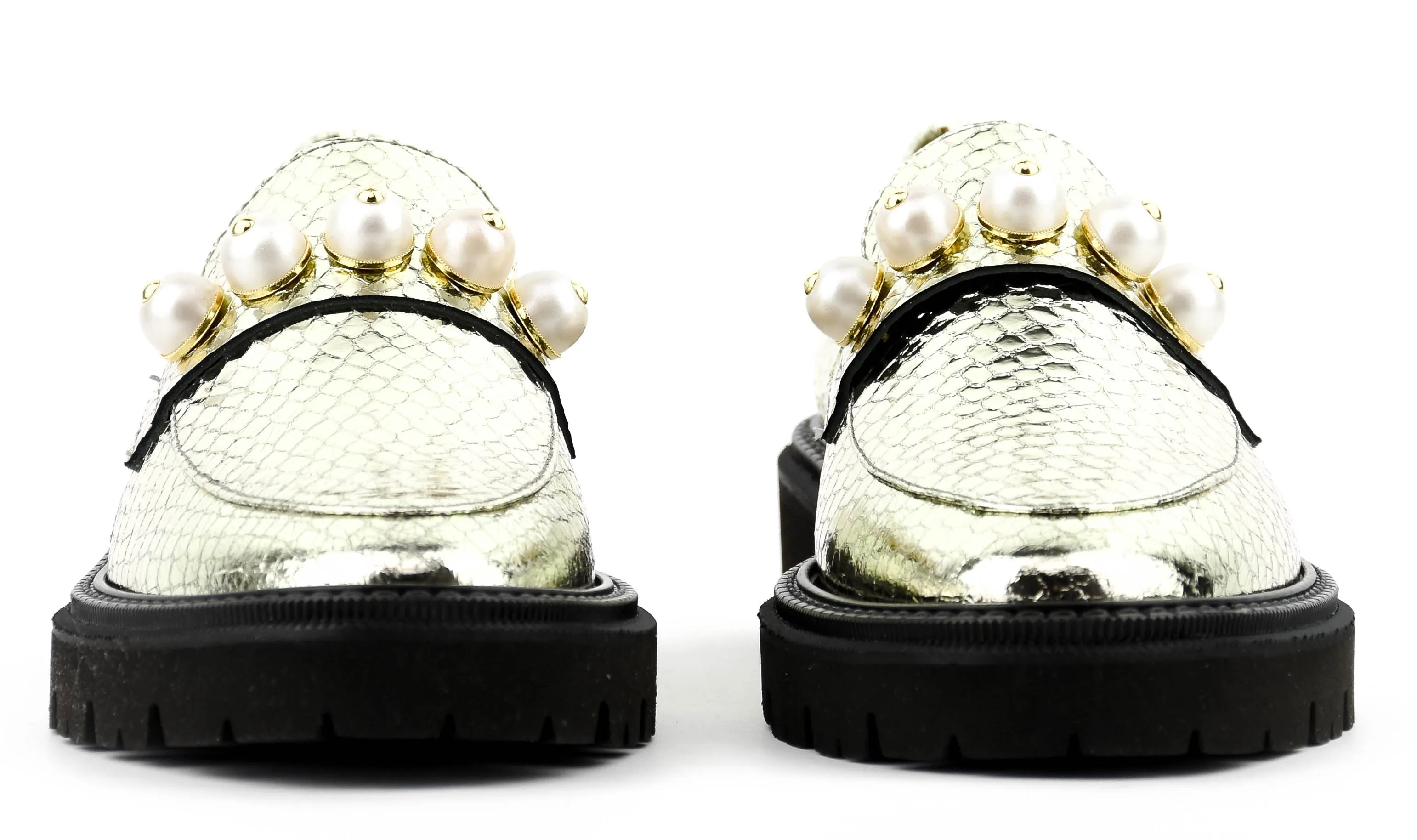 PHILOU PEARLLOAFER 3.0 PLATINA