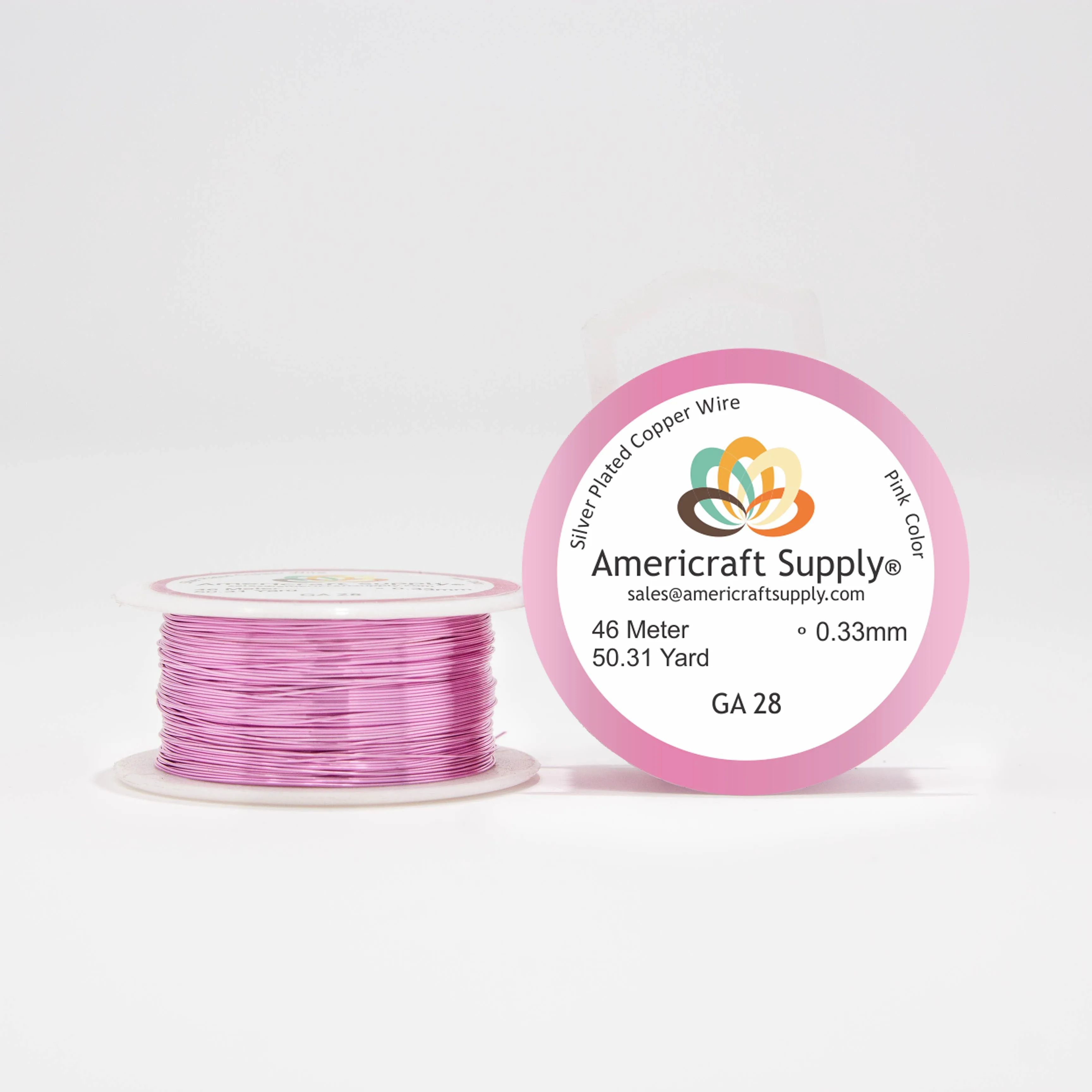 Pink Color Wire   Brand AMERICRAFT SUPPLY