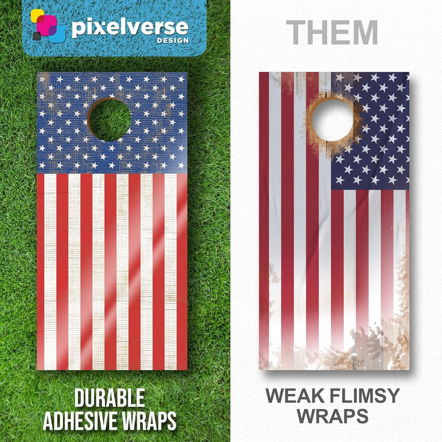 Pixelverse Design Cornhole Board Skin Parent