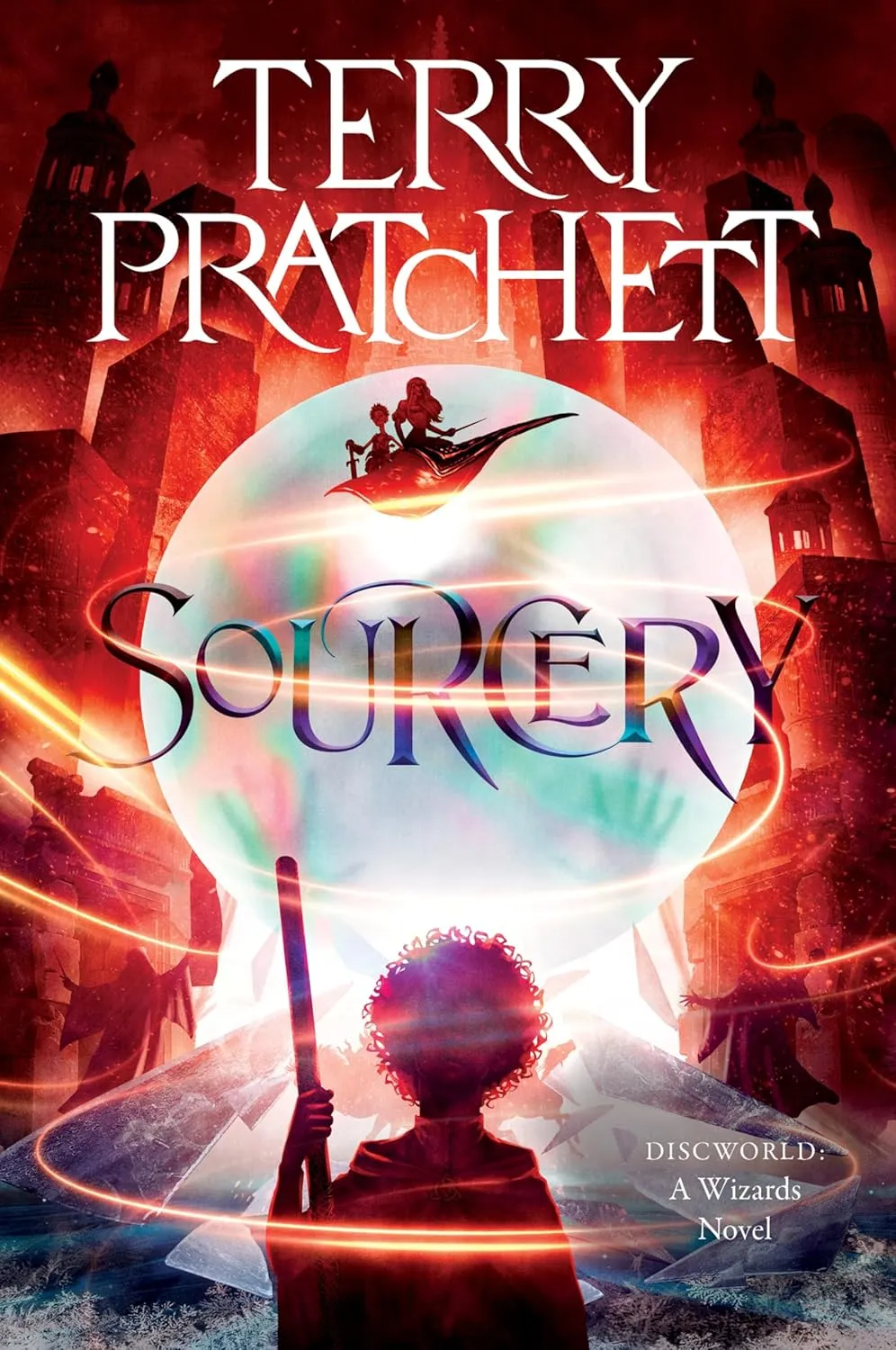 Sourcery: A Discworld Novel (Wizards, 3) Paperback  April 23, 2024
