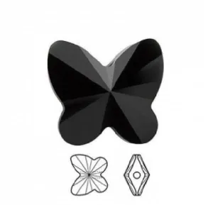 Swarovski Mariposas 10mm Jet