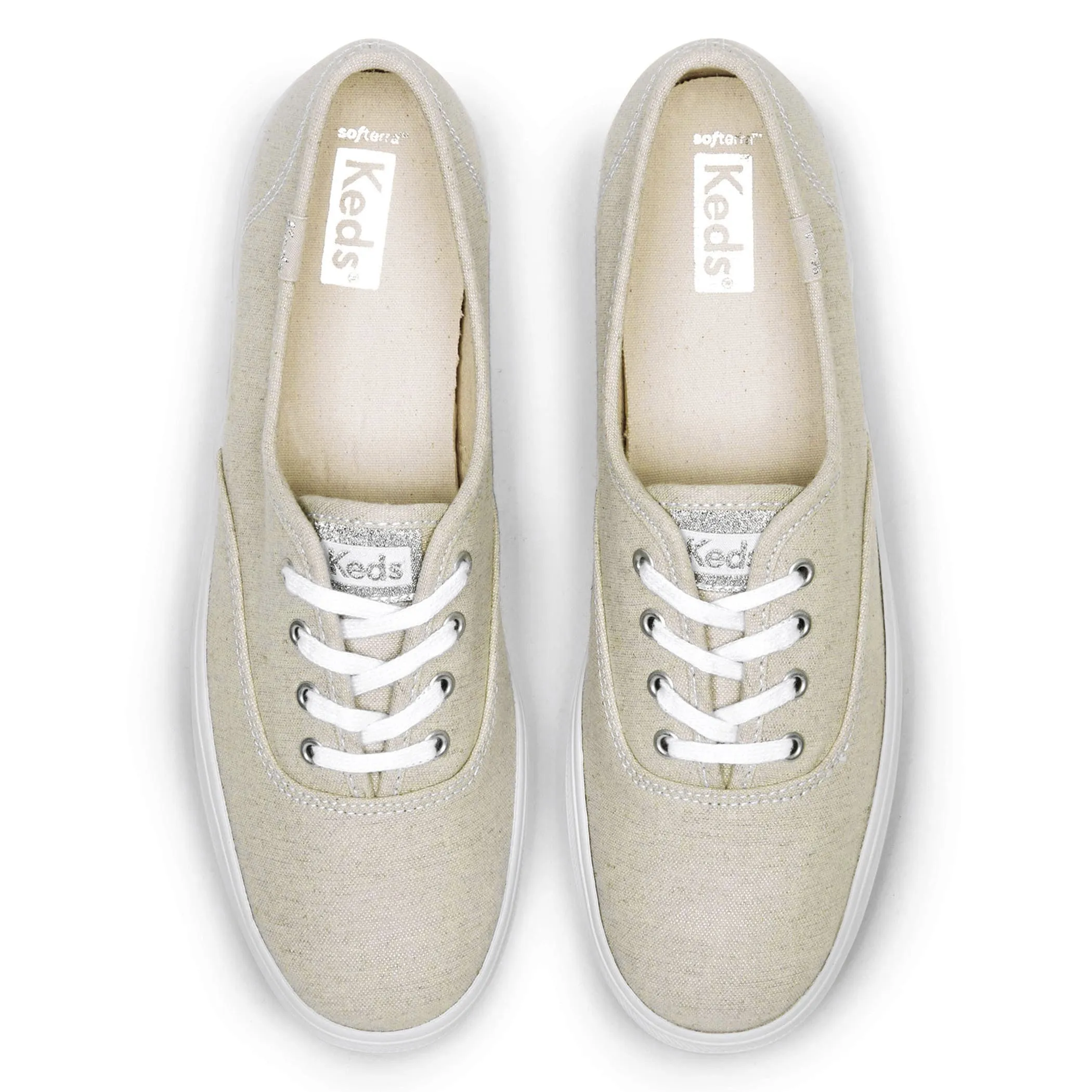 Tenis The Platform Metal Textil Plata Para Mujer