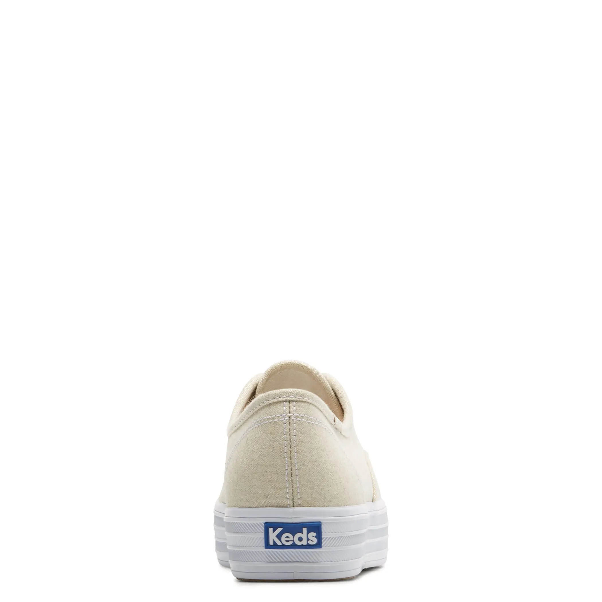 Tenis The Platform Metal Textil Plata Para Mujer