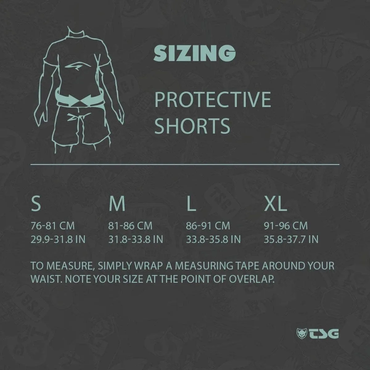 TSG - Crash Pant A Protective Shorts Gear Guard for Snowboard, Skate, and Ski - 3D Protection for Hip and Tailbone - Black