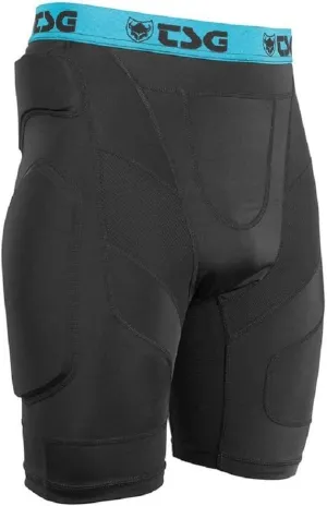 TSG - Crash Pant A Protective Shorts Gear Guard for Snowboard, Skate, and Ski - 3D Protection for Hip and Tailbone - Black
