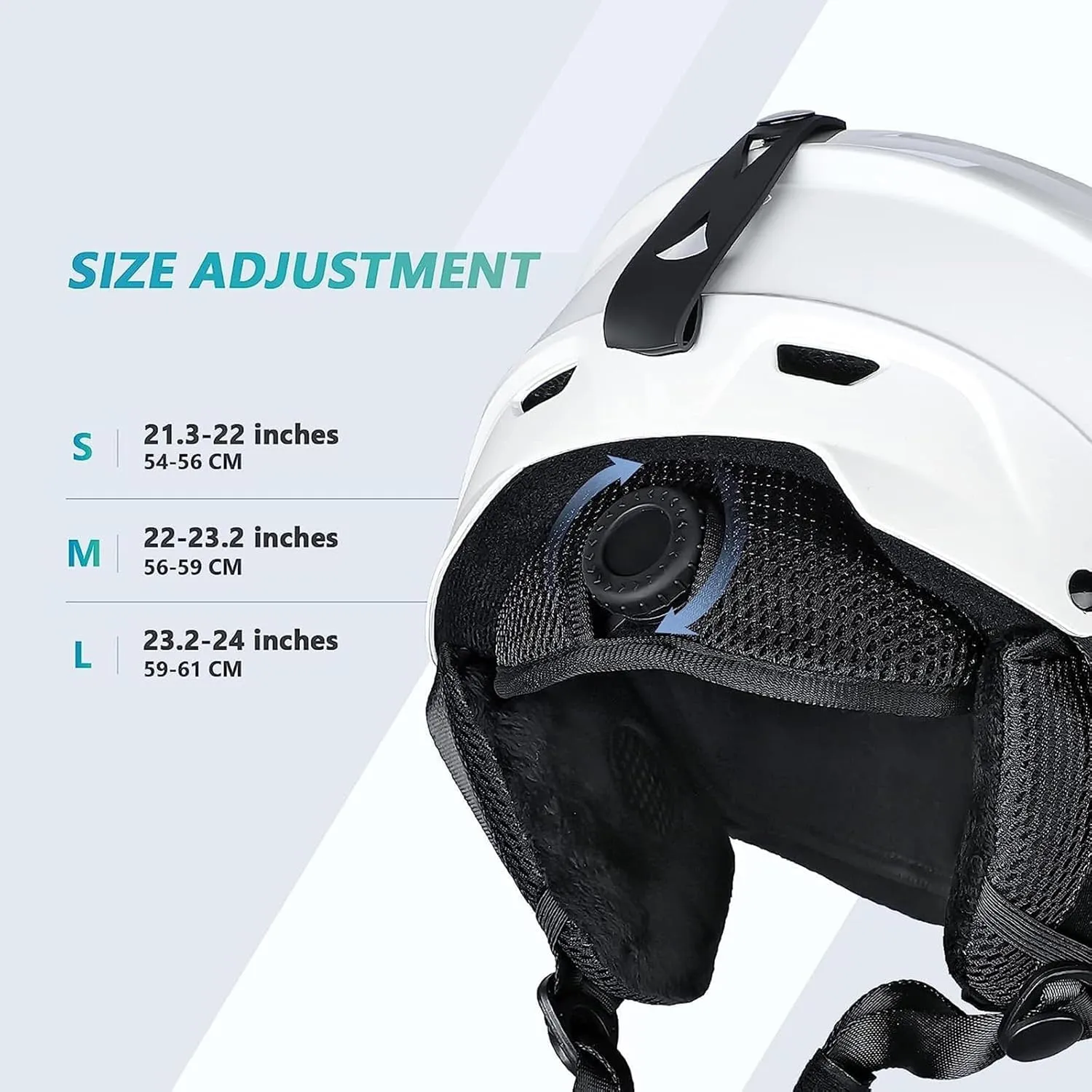 VANRORA Ski Helmet and Goggles Set - Safety-Certified Snowboard Helmet, Interchangeable Lens Ski Goggles, for Men & Women