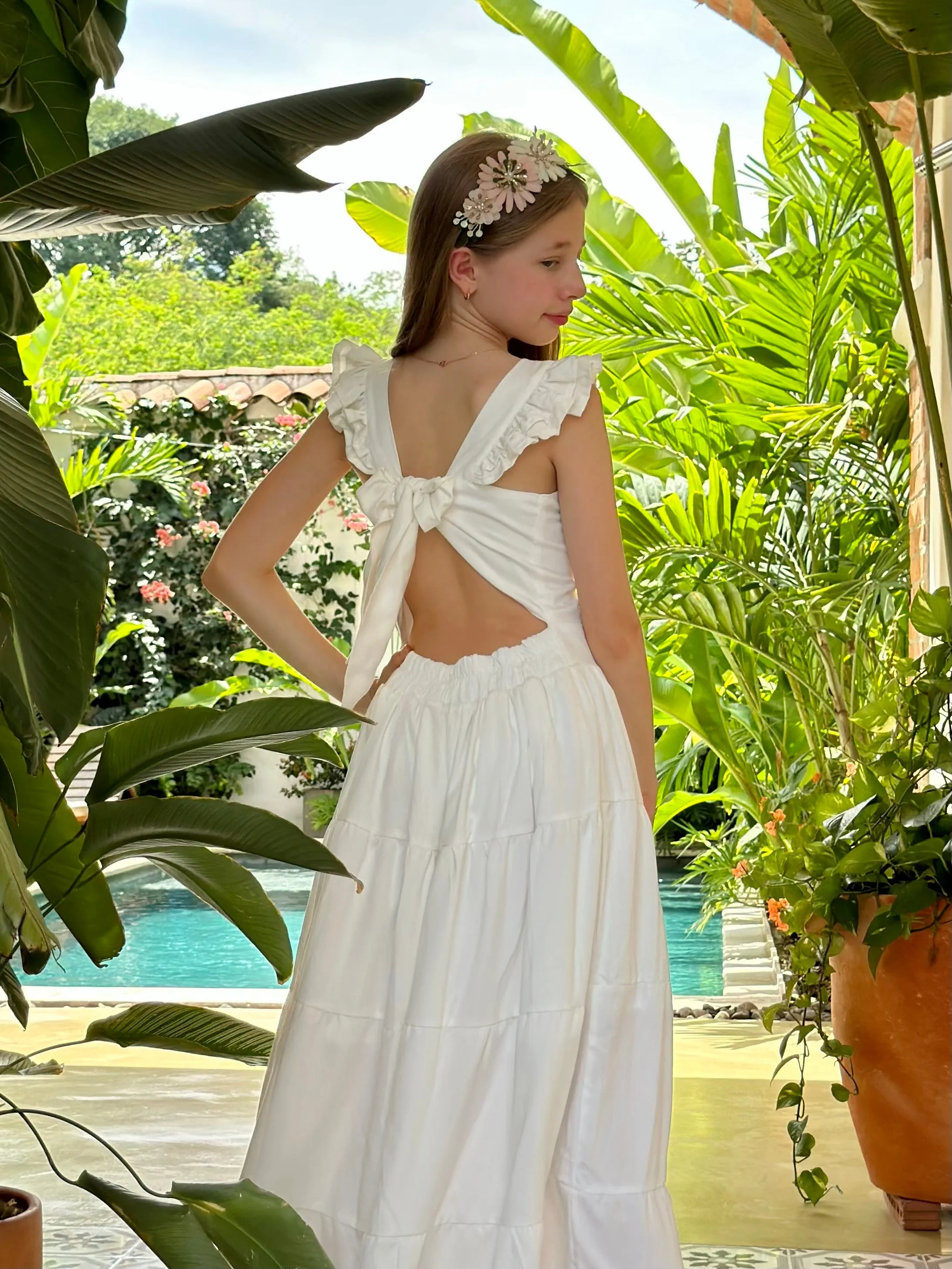Vestido Gabriela blanco Mayorista