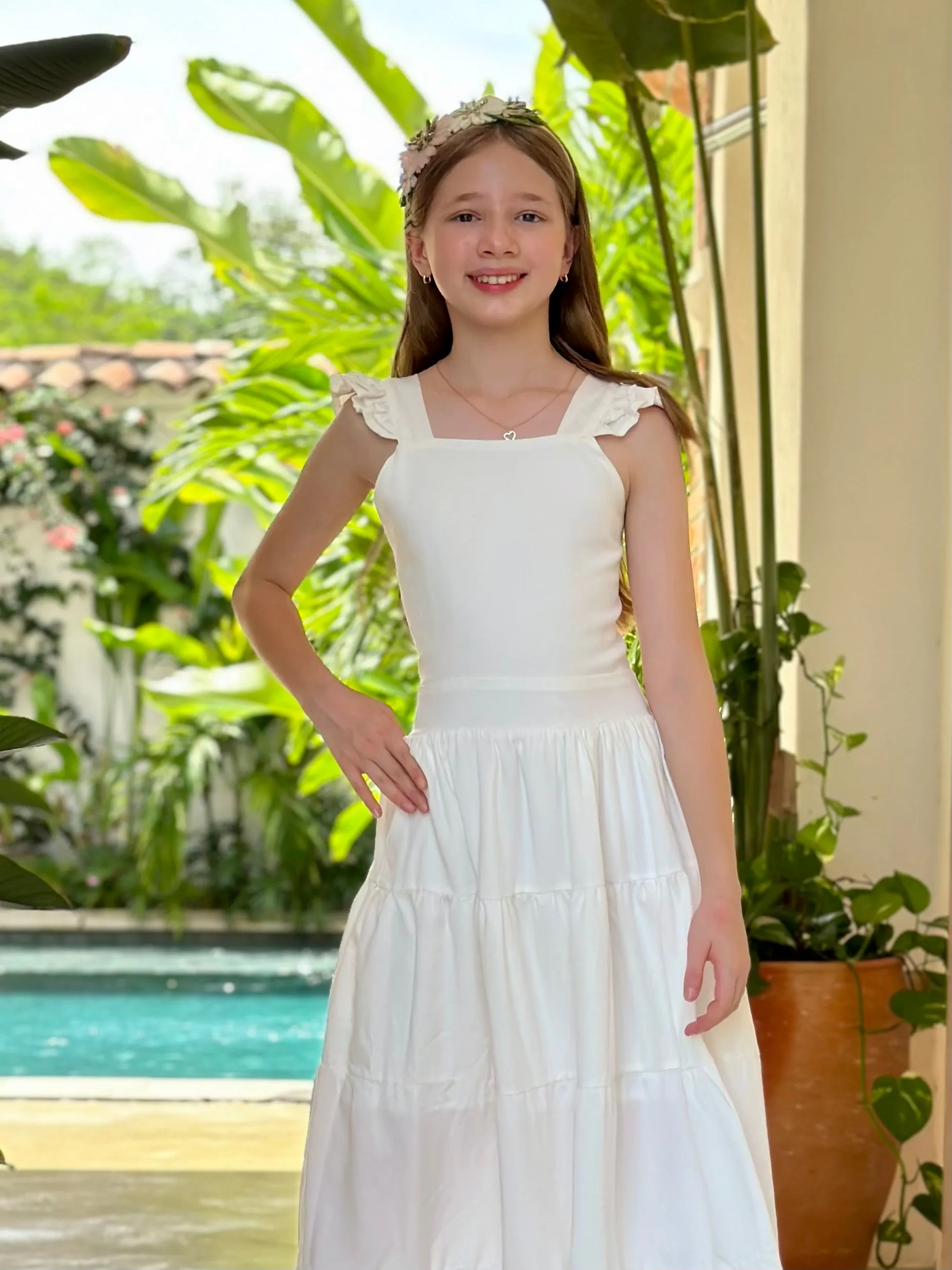 Vestido Gabriela blanco Mayorista