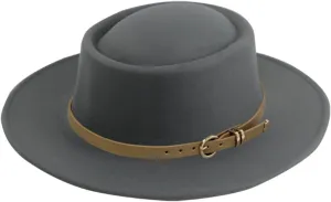 Vintage Homburg Fedoras Hat Victorian Age Western Porkpie Hat Top Hat for Dinner Outdoor Casual Wear
