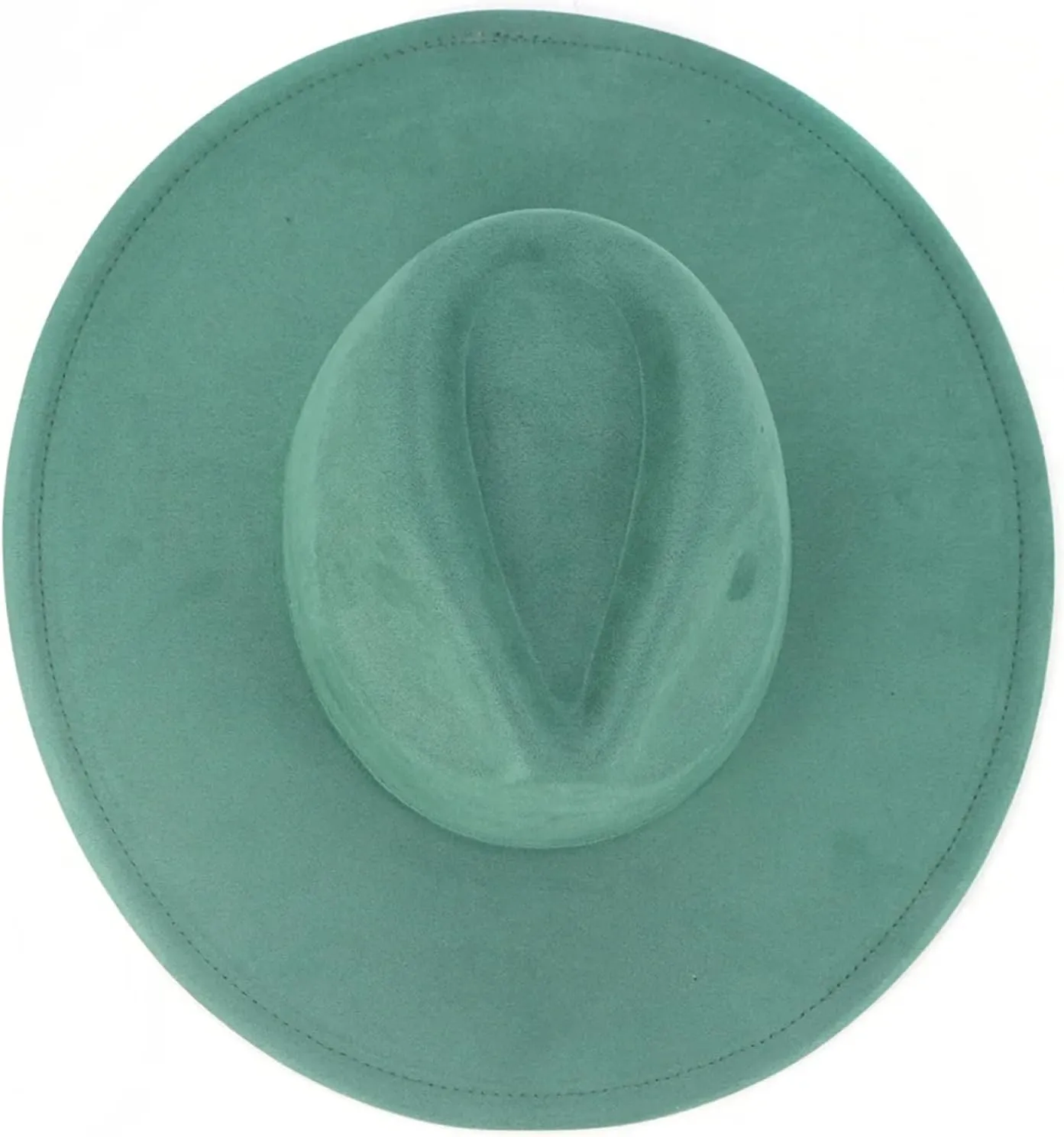 Women Fedora Hat 9.5Cm Wide Brim Suede Shaped Men Panama Jazz Hat Wedding Decoration Dress Cap