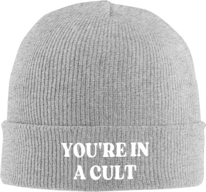 You're in A Cult Knit Hat Men Women Warm Winter Hat Beanie Fashion Cap